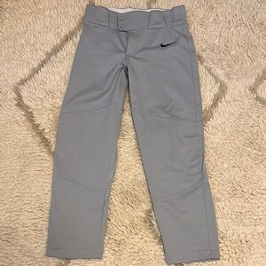 Nike Kids Gray Baseball Pants